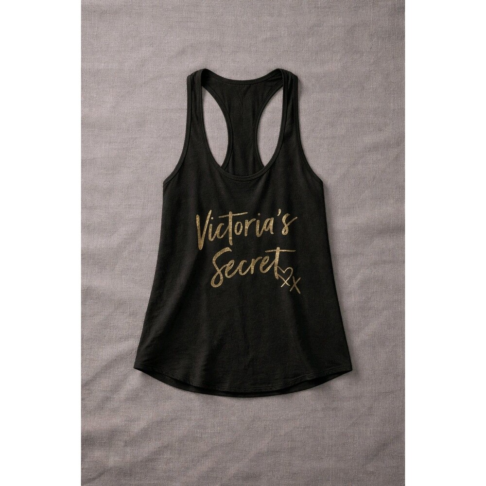 Victoria Secret Graphic Tank with Racer Back Design Size Large